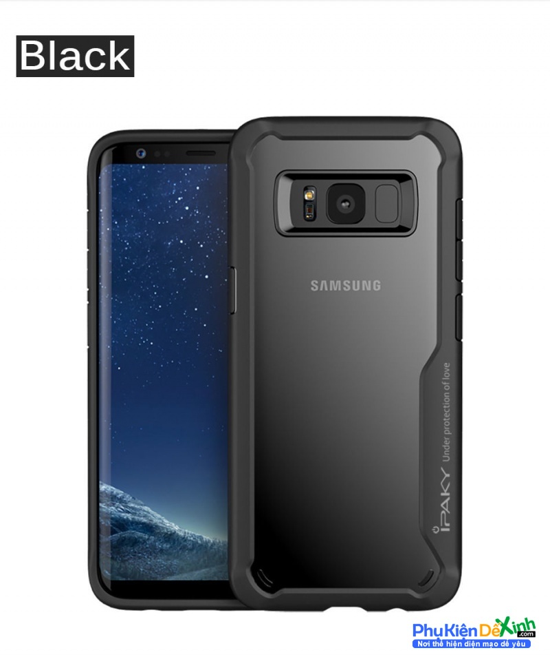 Ốp Lưng Samsung Galaxy S8 Plus Chống Sốc Viền Màu lưng trong Hiệu Ipaky được thiết kế rất đẹp sang trọng, tạo nên khác biệt lớn cho người sử dụng